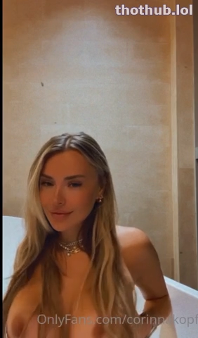 Corinna Kopf – Nude tease boob leak video hot !!!