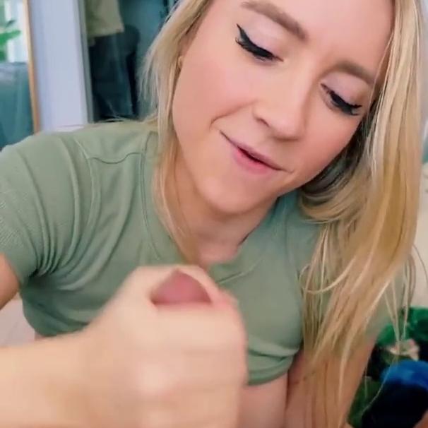 Blondeadobo Blowjob Facial Video Leaked