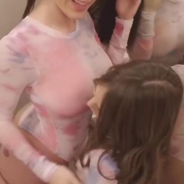 Riley Reid Lana Rhoades Dressing Room Lesbian Video Leaked