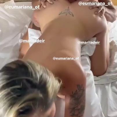Mari Ribeiro Nude Threesome Fucking Sextape Porn Video Leaked