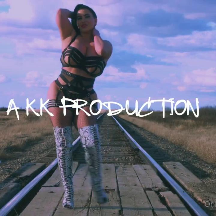 Korina Kova Leaked Big Tits In Black Lingerie Nude Onlyfans Video