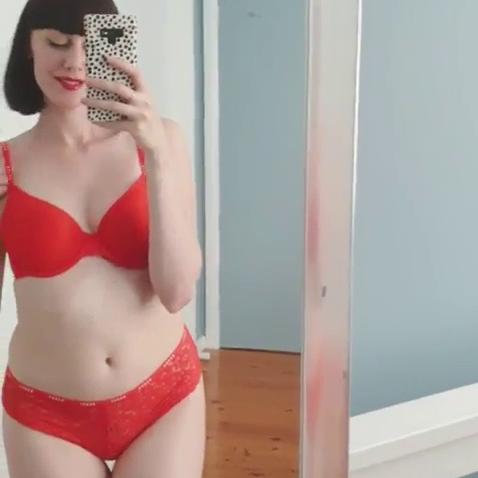 Lolly Fangs Red Panties Twitch Nude Video