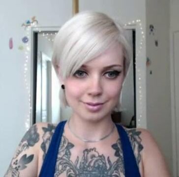 Sara X Mills Blue Leotard Workout Video