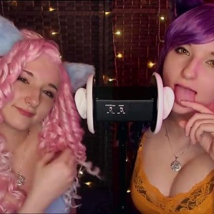 Aftynrose Asmr Twin Ear Licking Patreon Video