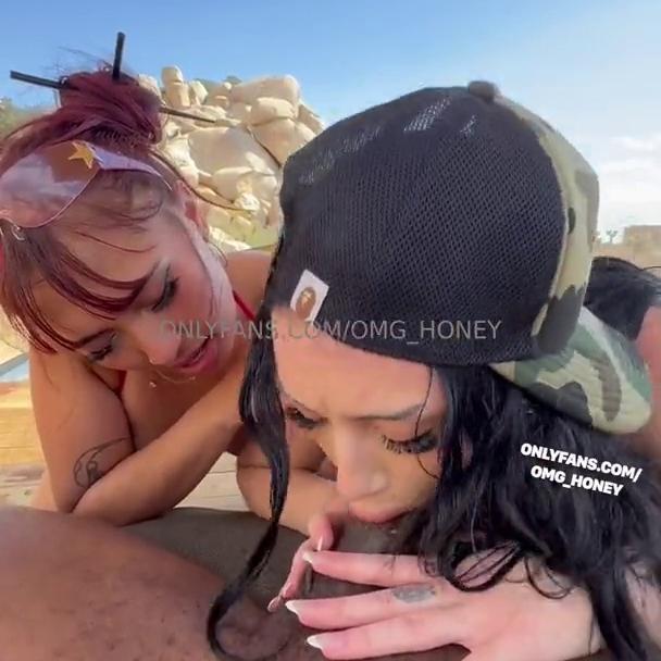 Auhneesh Nicole Outdoor Foursome In Bikini Video Leaked